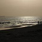 Una passeggiata sulla spiaggia.