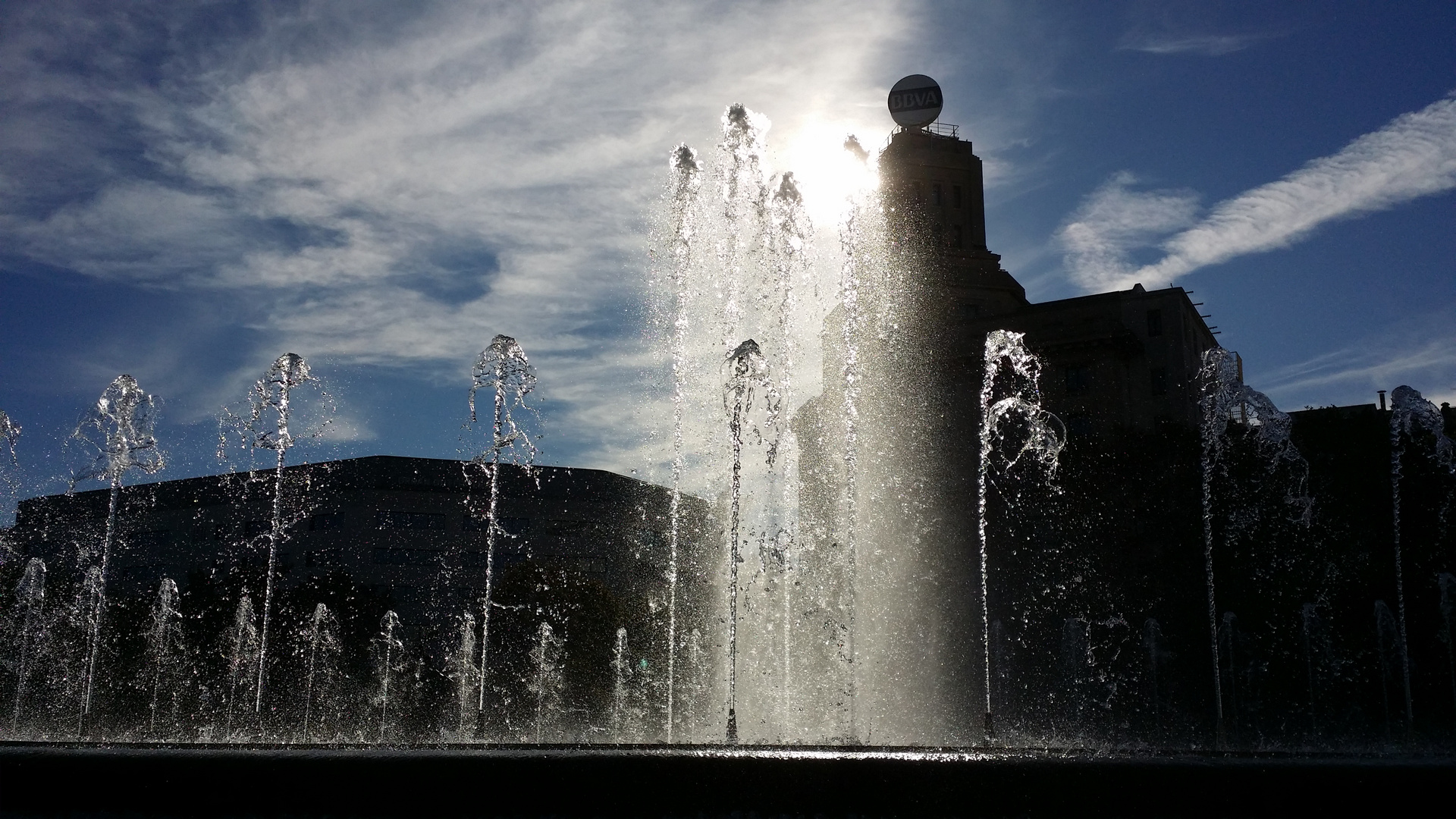  Una piazza di Barcellona