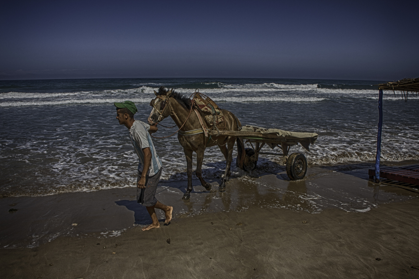 una playa de marruecos