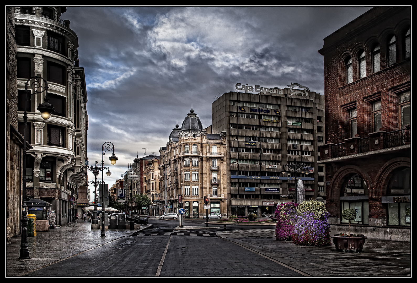 Una plaza de León