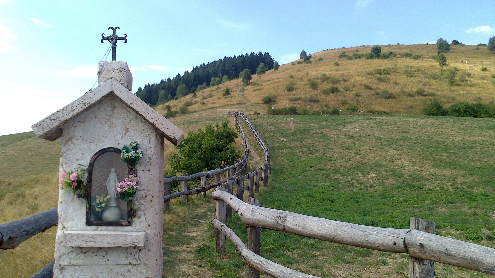 una preghiera e poi in cammino