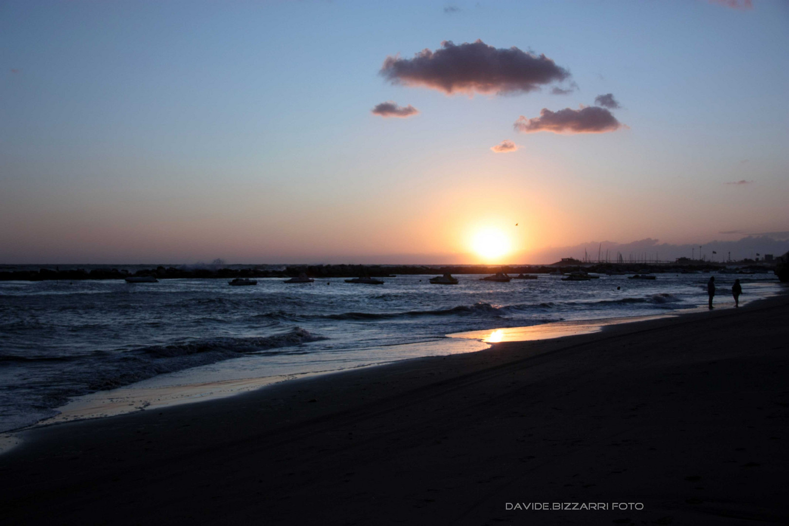 una sera in spiaggia