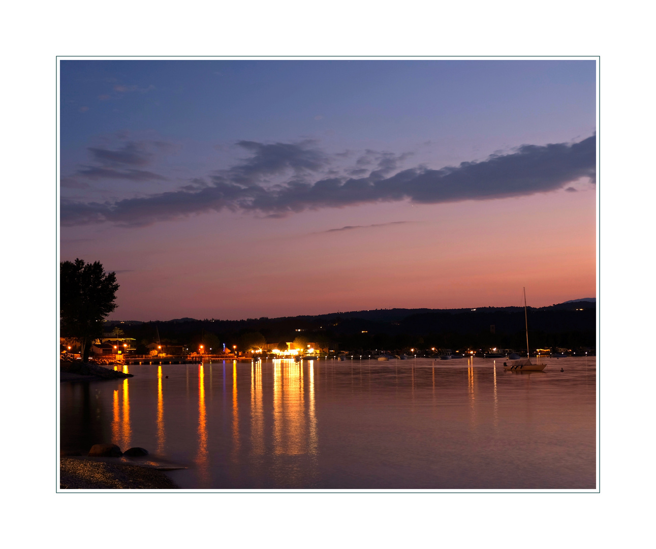 Una sera sul lago