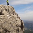 Una servidora en el Puig de n´Ali (Serra de Tramuntana). Mallorca.