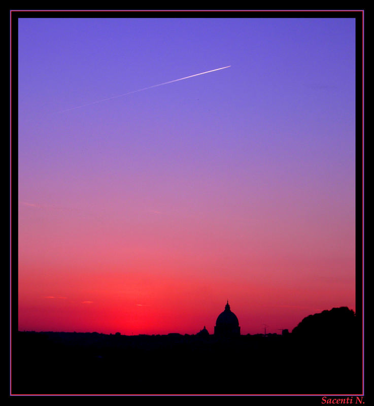 Una stella cometa su Roma