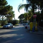 Una strada sul litorale di Mondello.... Mondello come Miami...