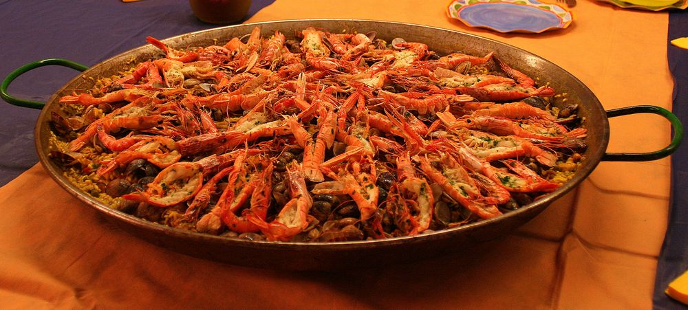 Una succulenta paella alla valenciana