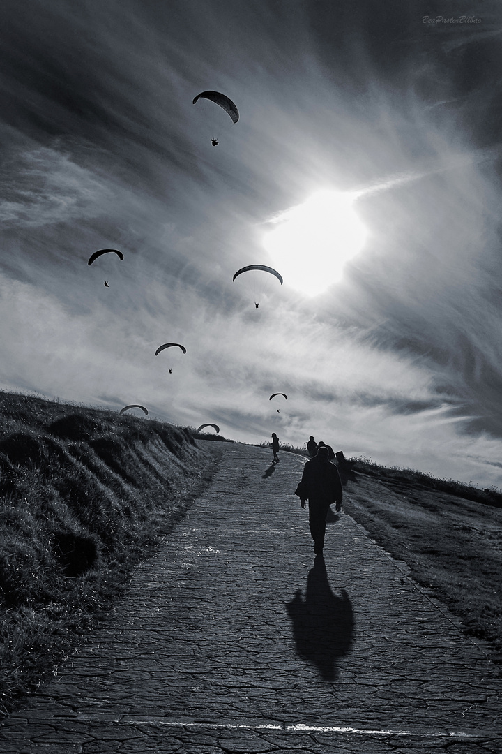 UNA TARDE DE PARAPENTES-ALDAPA GORA