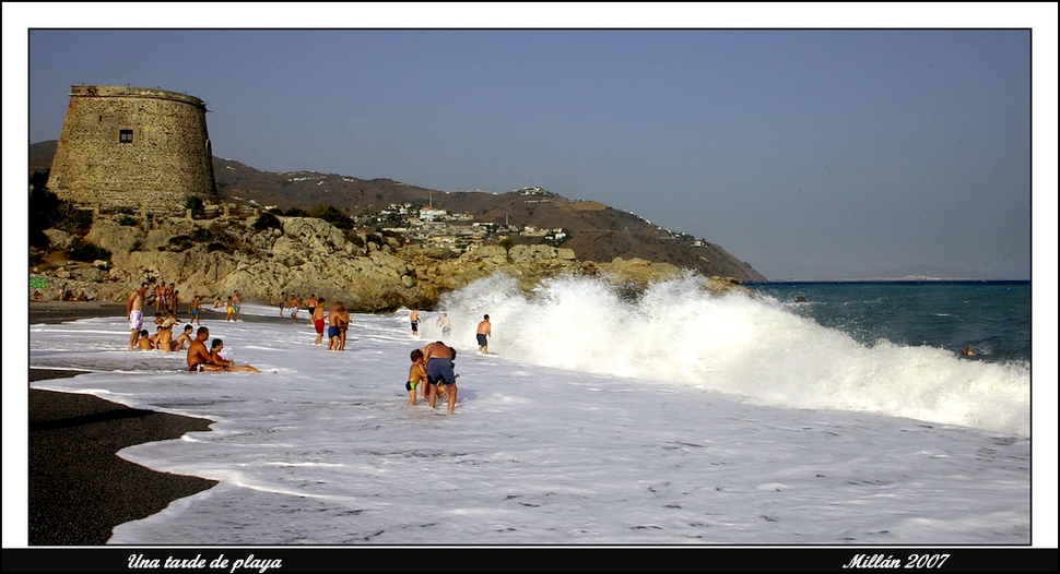 una tarde de playa