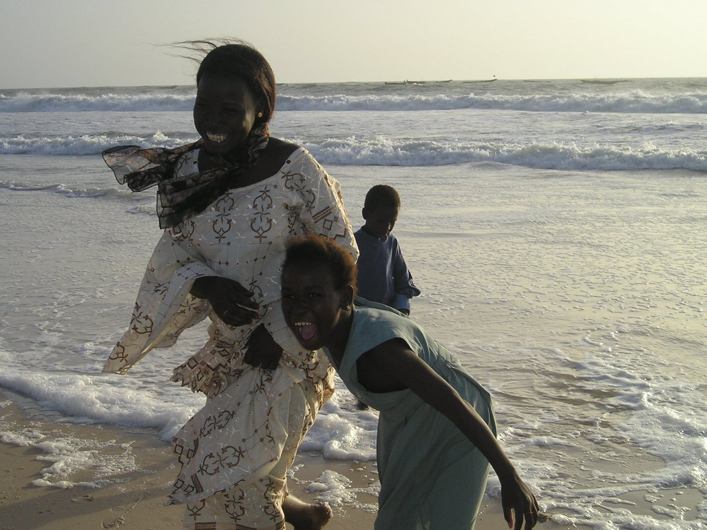 Una tarde de risas en la playa de Nouakchot (Mauritania)