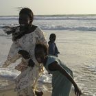 Una tarde de risas en la playa de Nouakchot (Mauritania)