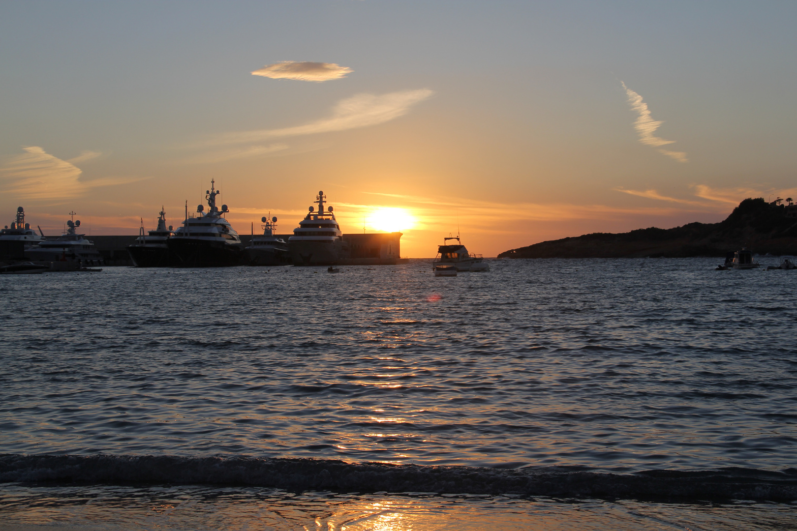 Una tarde qualquiera en el puerto.