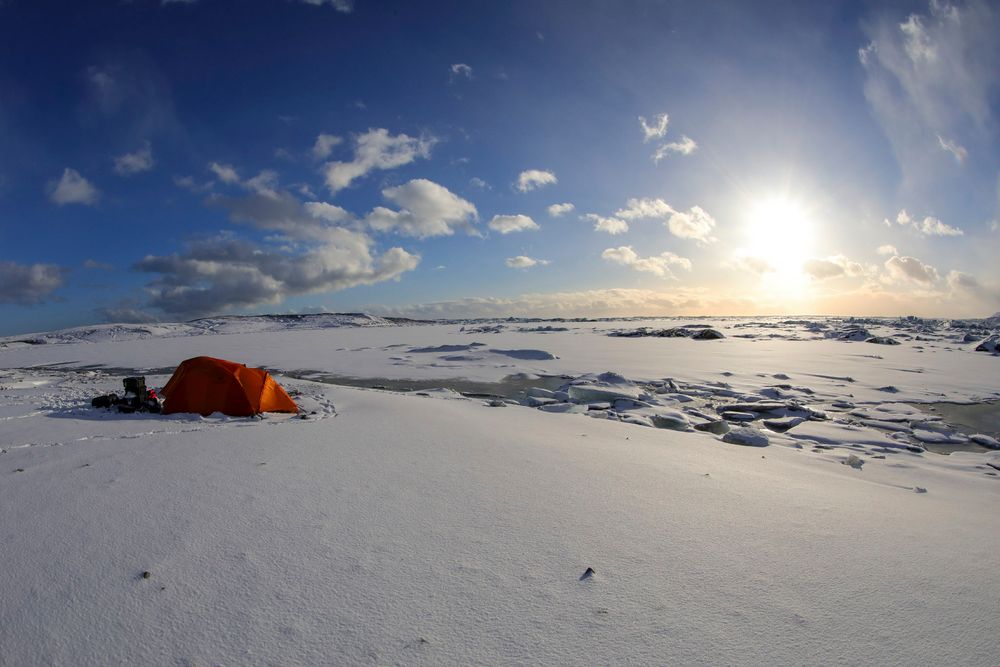 una tenda sul mondo