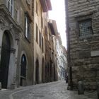 una via del centro storico di Bergamo alta