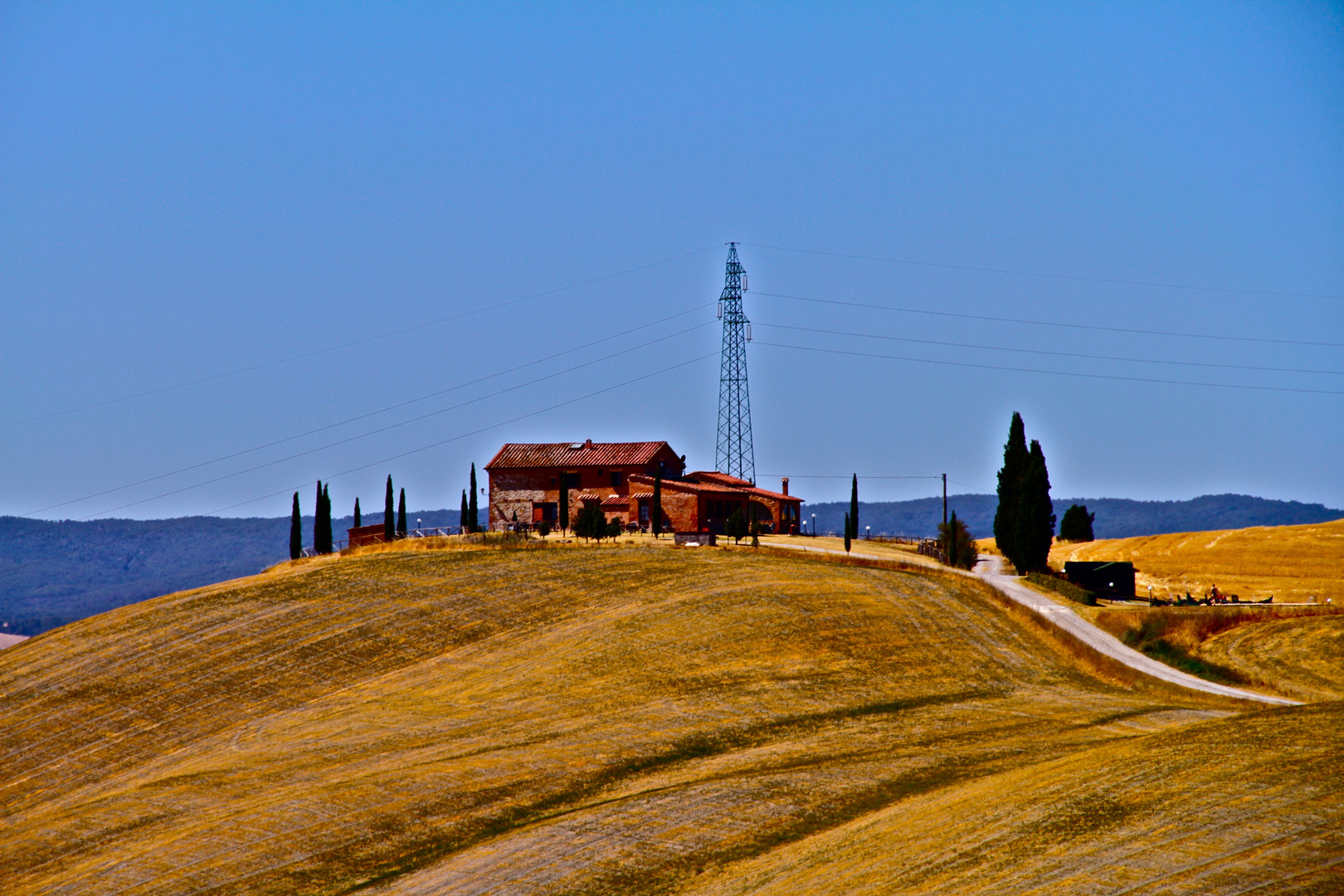 Un'altra casa in collina.