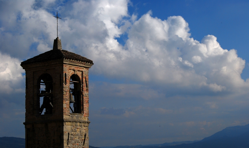 Un'altra visione del campanile di San Marino