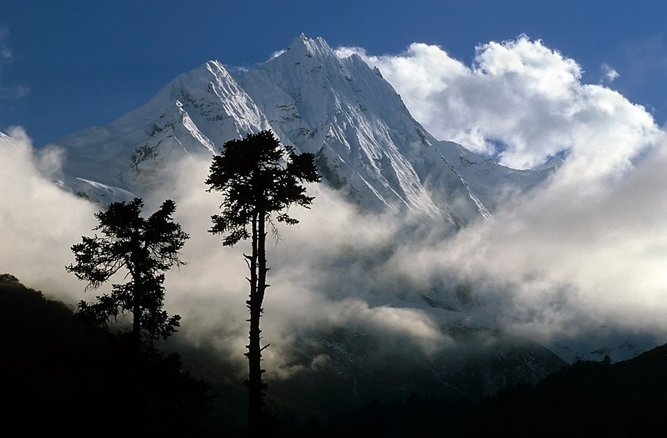 Unbedeutender Gipfel im Manaslu-Gebiet