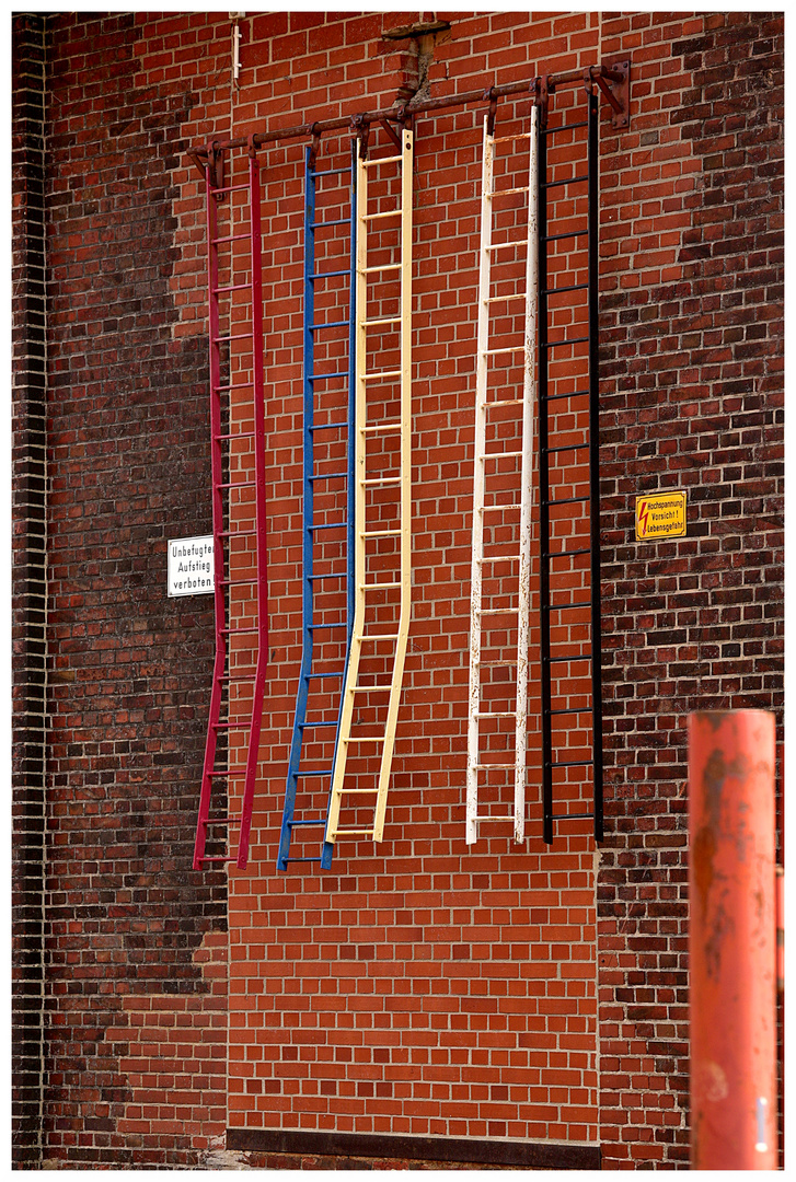 Unbefugter Aufstieg verboten - Zeche Zollverein