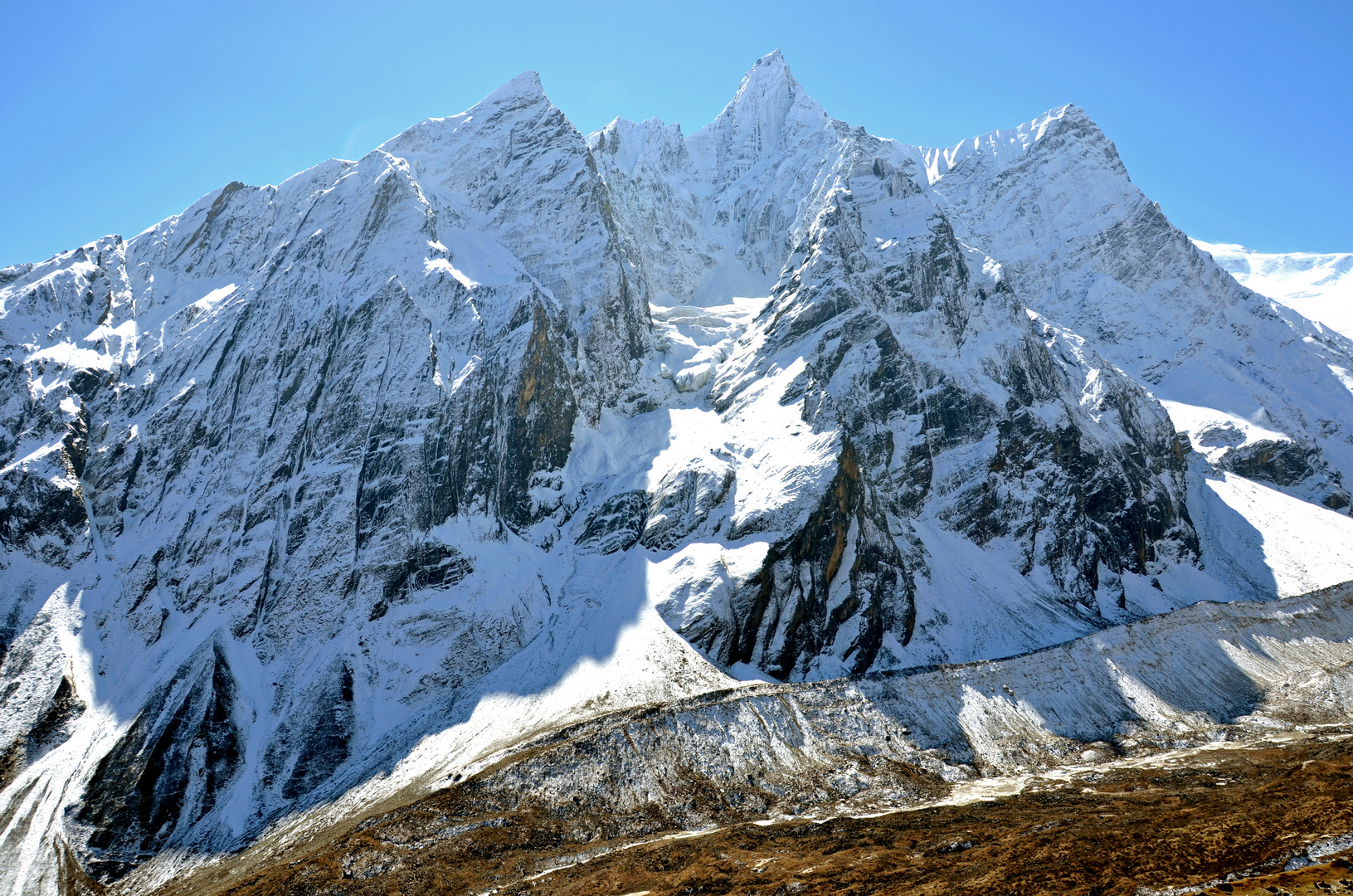 Unbekannter Gipfel in der Manaslu-Region