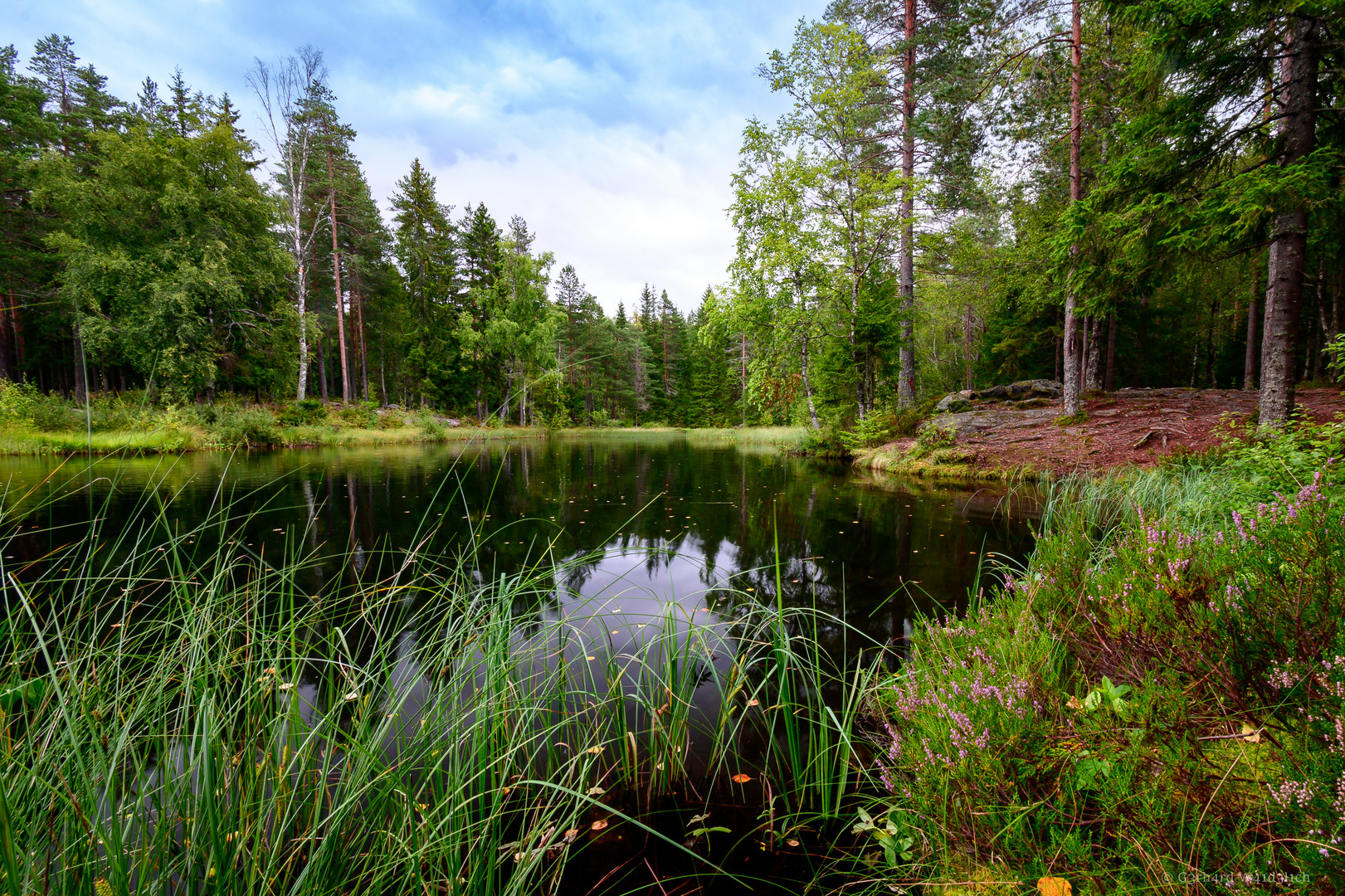 Unbekannter See in Norwegen