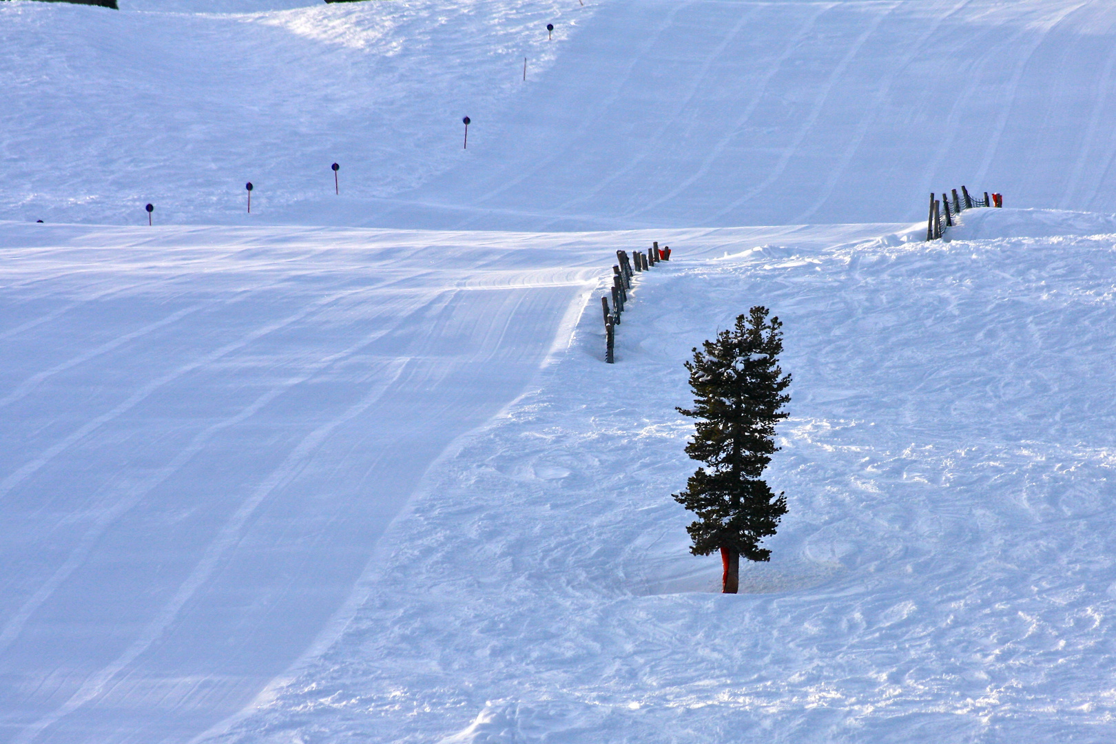 Unberührte Piste