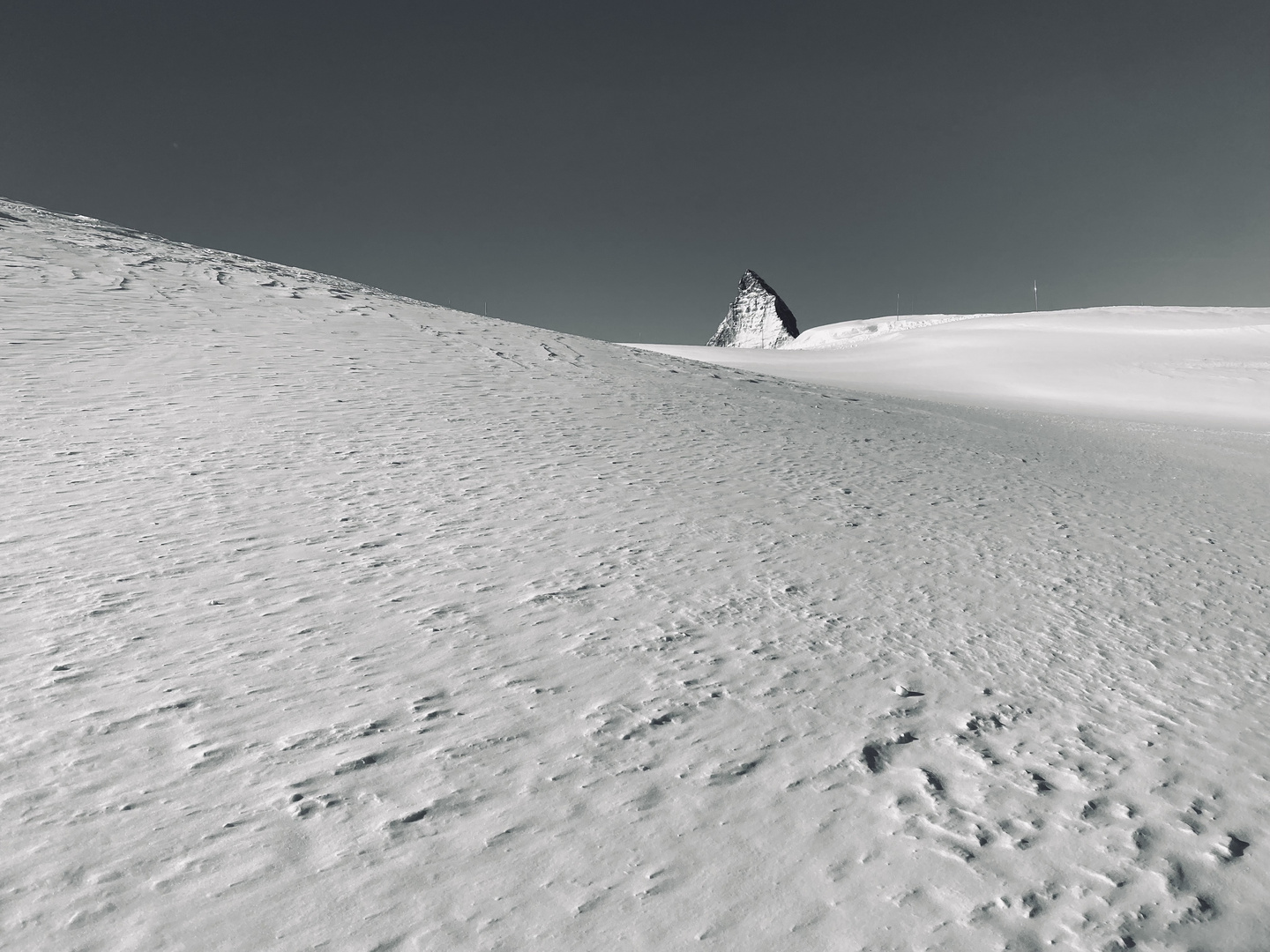 Unberührte Schneelandschaft