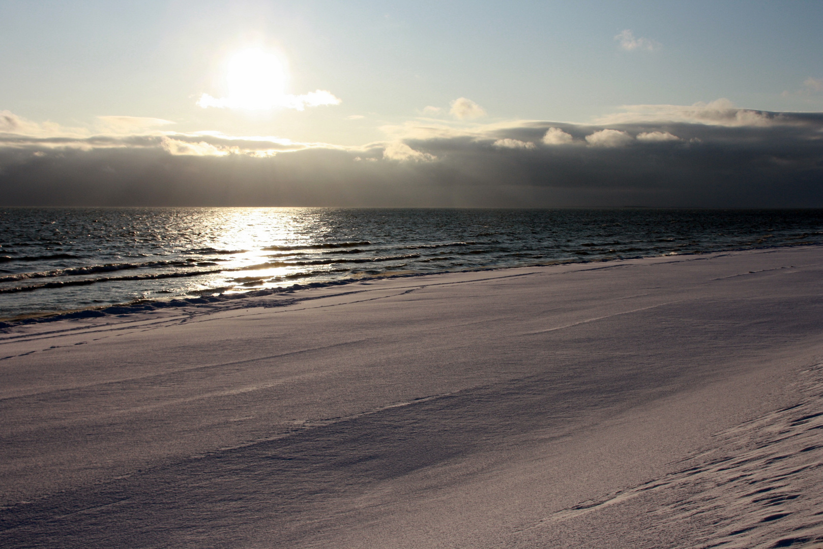 Unberührter Strand