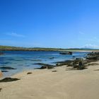 unberührter Strand auf Omey Island Irland