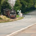 Unbeschrankter Bahnübergang