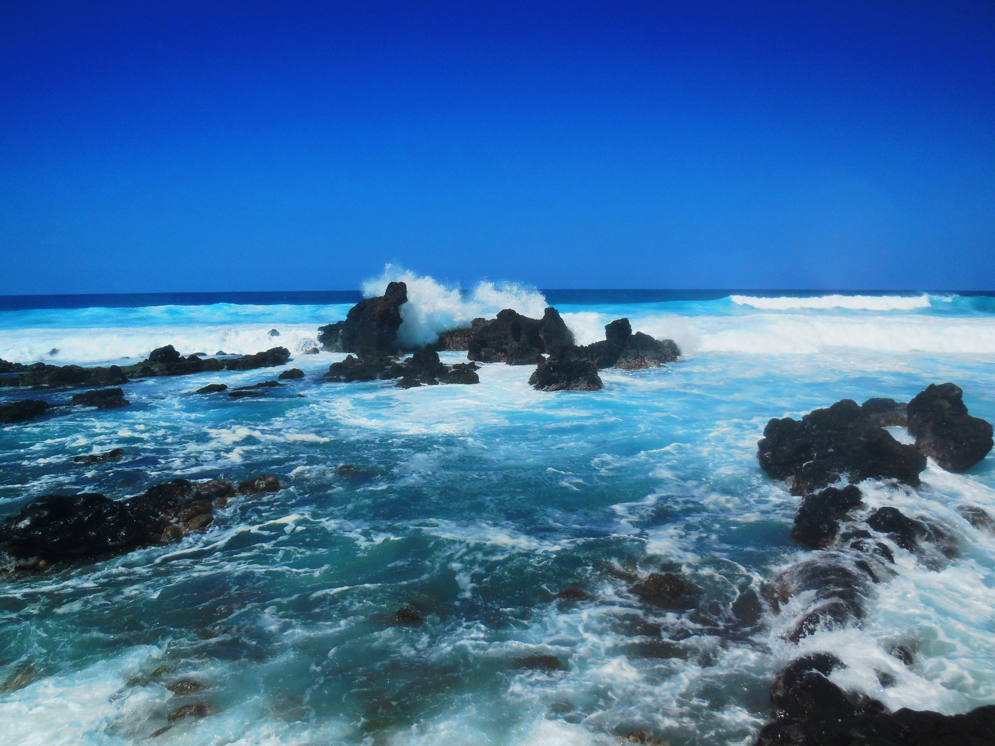 Unbeschreibliches Blau, Pazifischer Ozean, Maui