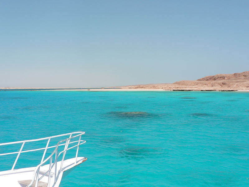 Unbewohnte Insel bei Hurghada