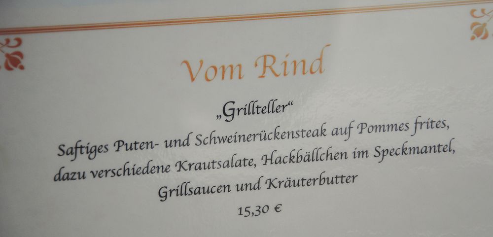 Und alles vom Rind!?