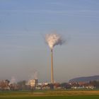 und am Ende des Weges die Fabrik.