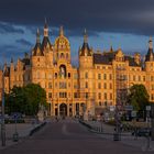 … und auch das Schloss erstrahlt im Abendlicht 