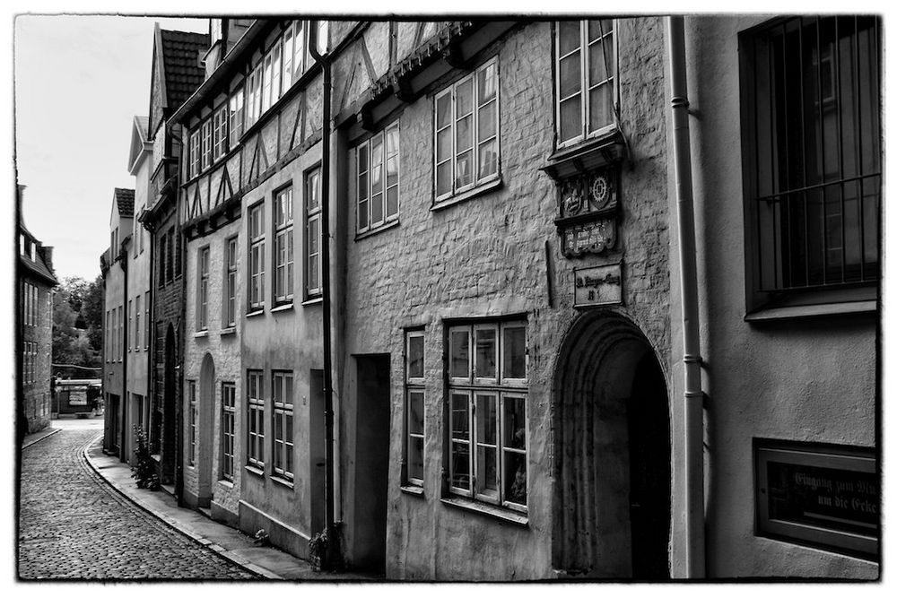 Und auch in Lübeck nix als grauer Himmel ...