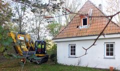 ..und bevor der Bagger seine Arbeit begann,waren wir weg.