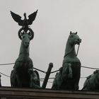 Und da hatte das Pferd plötzlich einen Heiligenschein (Brandenburger Tor)