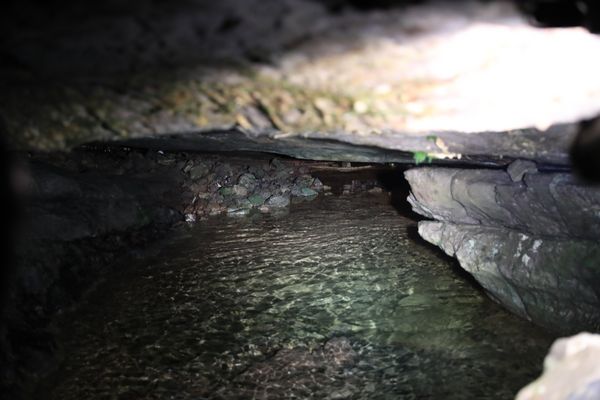 Und da ist viel Wasser im Berg