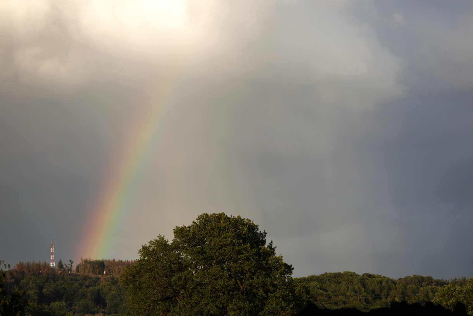 .....und da war noch der Regenbogen.