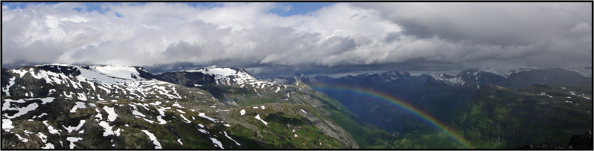 ... und dann auch noch mit Regenbogen ...