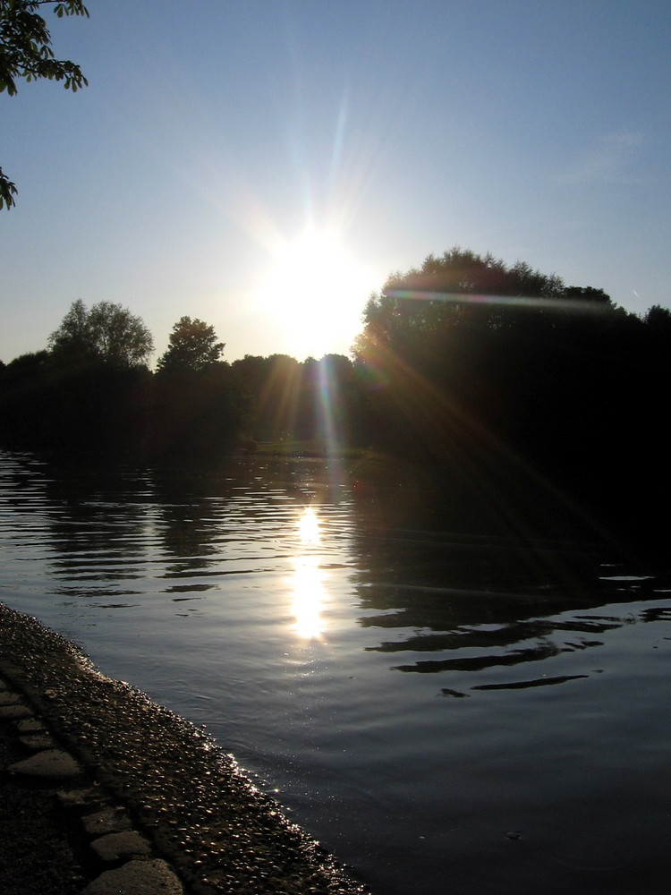 ...und dann geht so langsam die Sonne unter