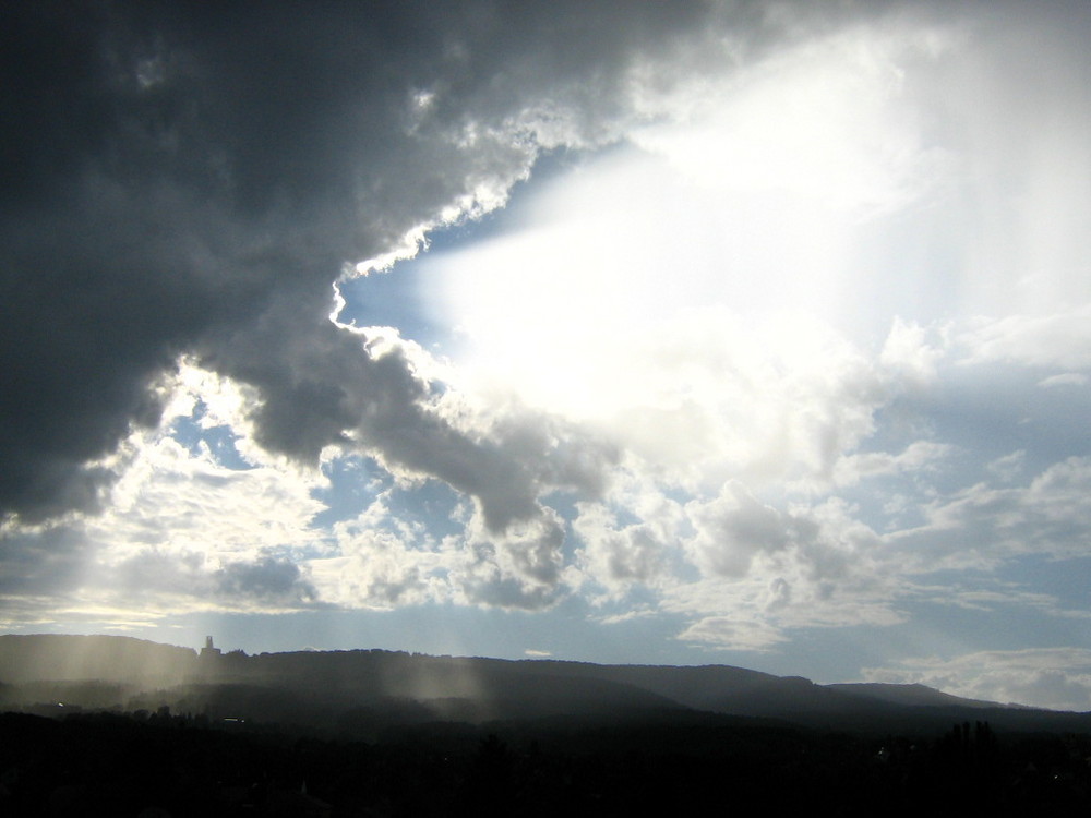 und dann kam der Regen....