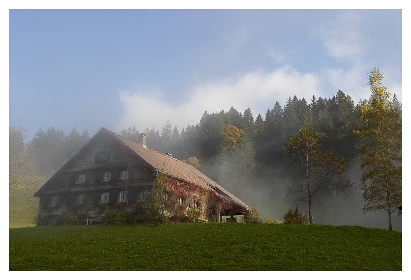 Und dann, plötzlich, brach der Nebel auf