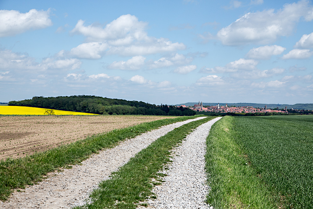 ...und dann tauchte Rothenburg vor uns auf.