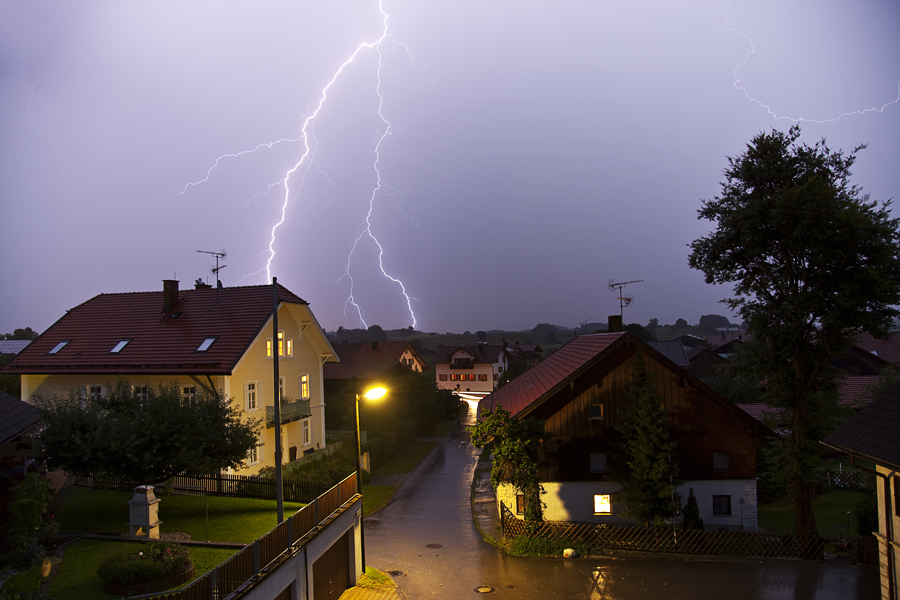 Und das nächste Gewitter