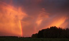 und den Regenbogen gab es als Zugabe...