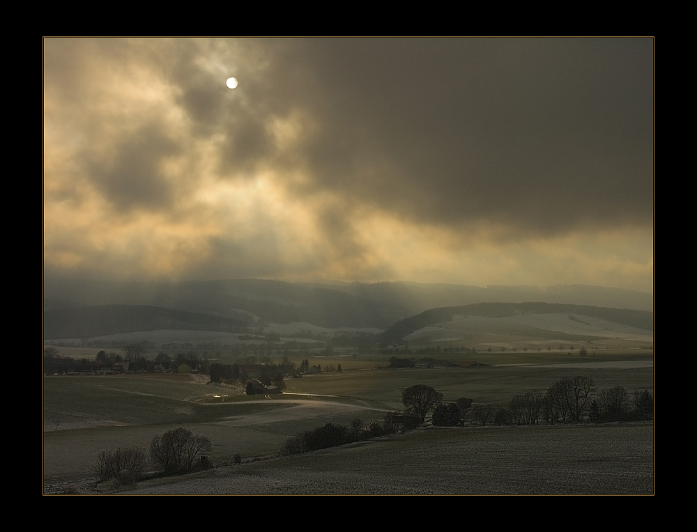 ...und der Himmel verfinsterte sich... - Hommage à Rembrandt