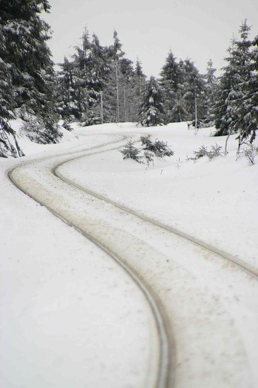 und die HSB fährt auch bei Schnee (war vergangene Woche)