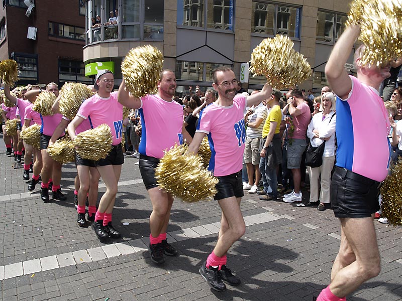 Und die Pink Poms waren auch dabei!