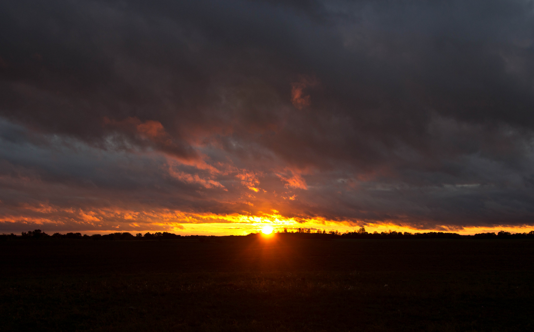 ... und die Sonne geht unter ...